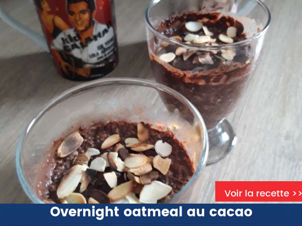 Overnight oatmeal au cacao